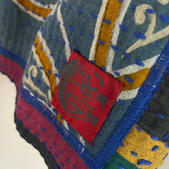 Mieko Vintage Cotton Kantha Reversible Jacket. Artwear at its Finest! Size 1/Sm - Picture 5 of 10